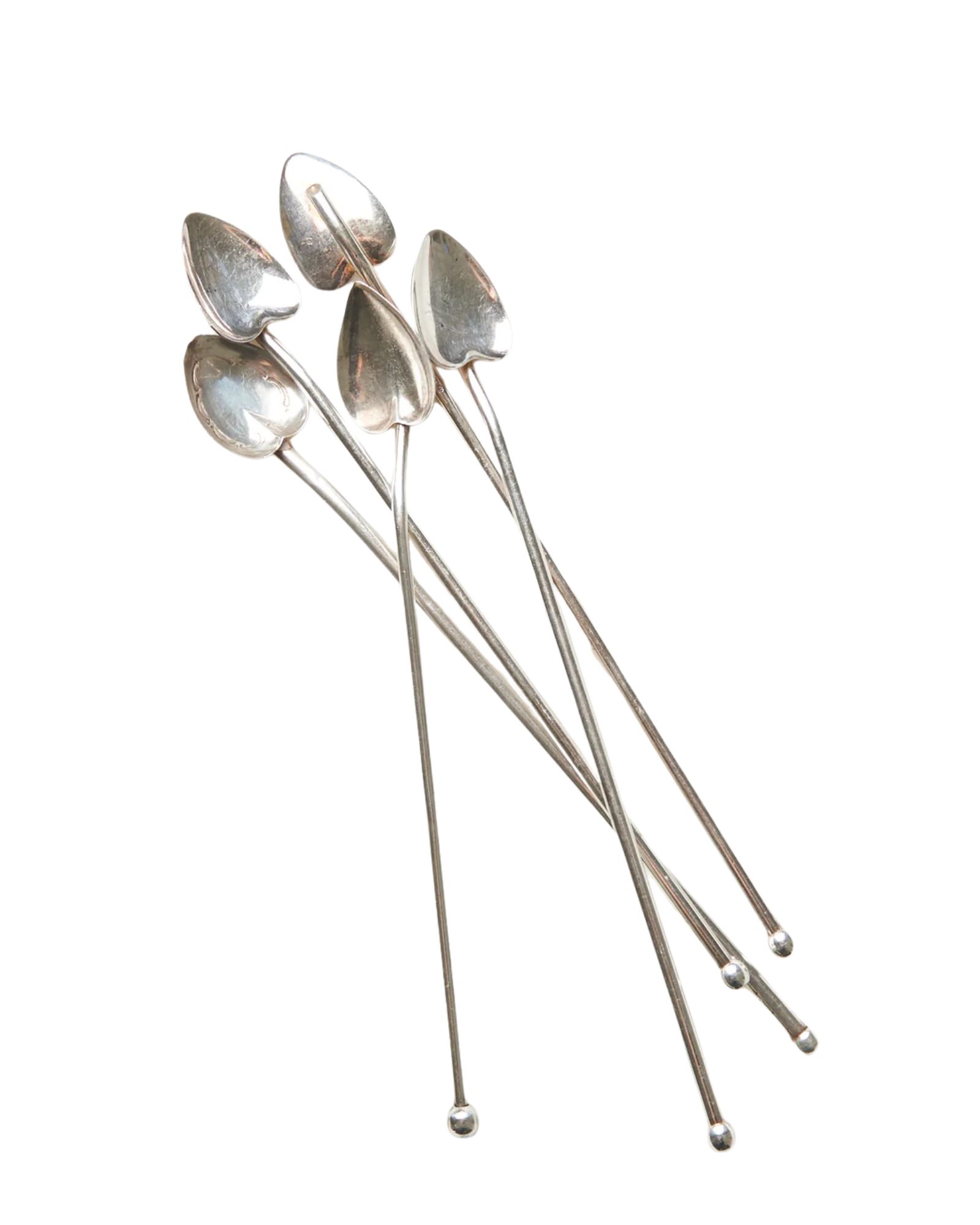 Sterling Silver Vintage Heart Stirrer