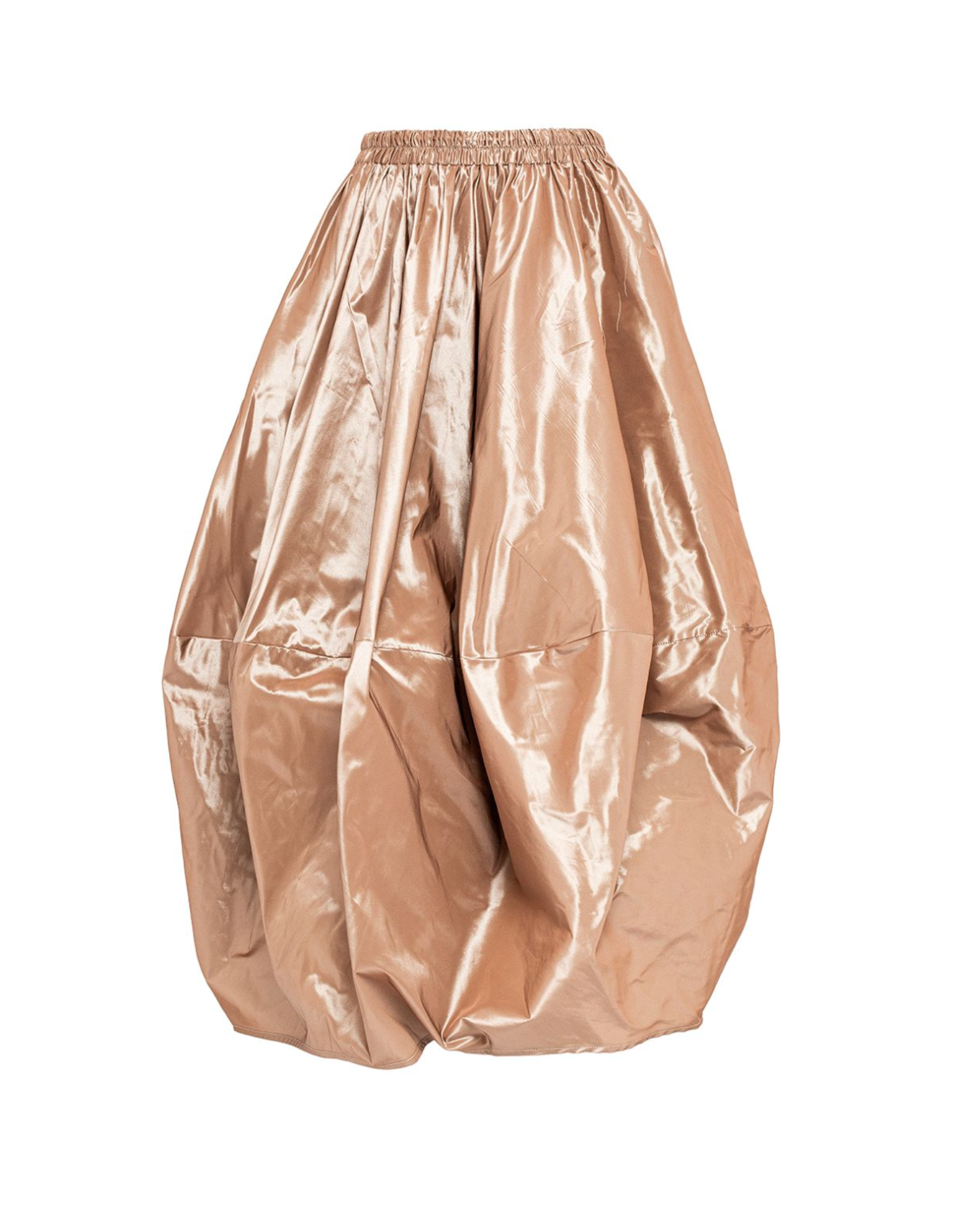 Imperial Skirt In Rose Gold Taffeta