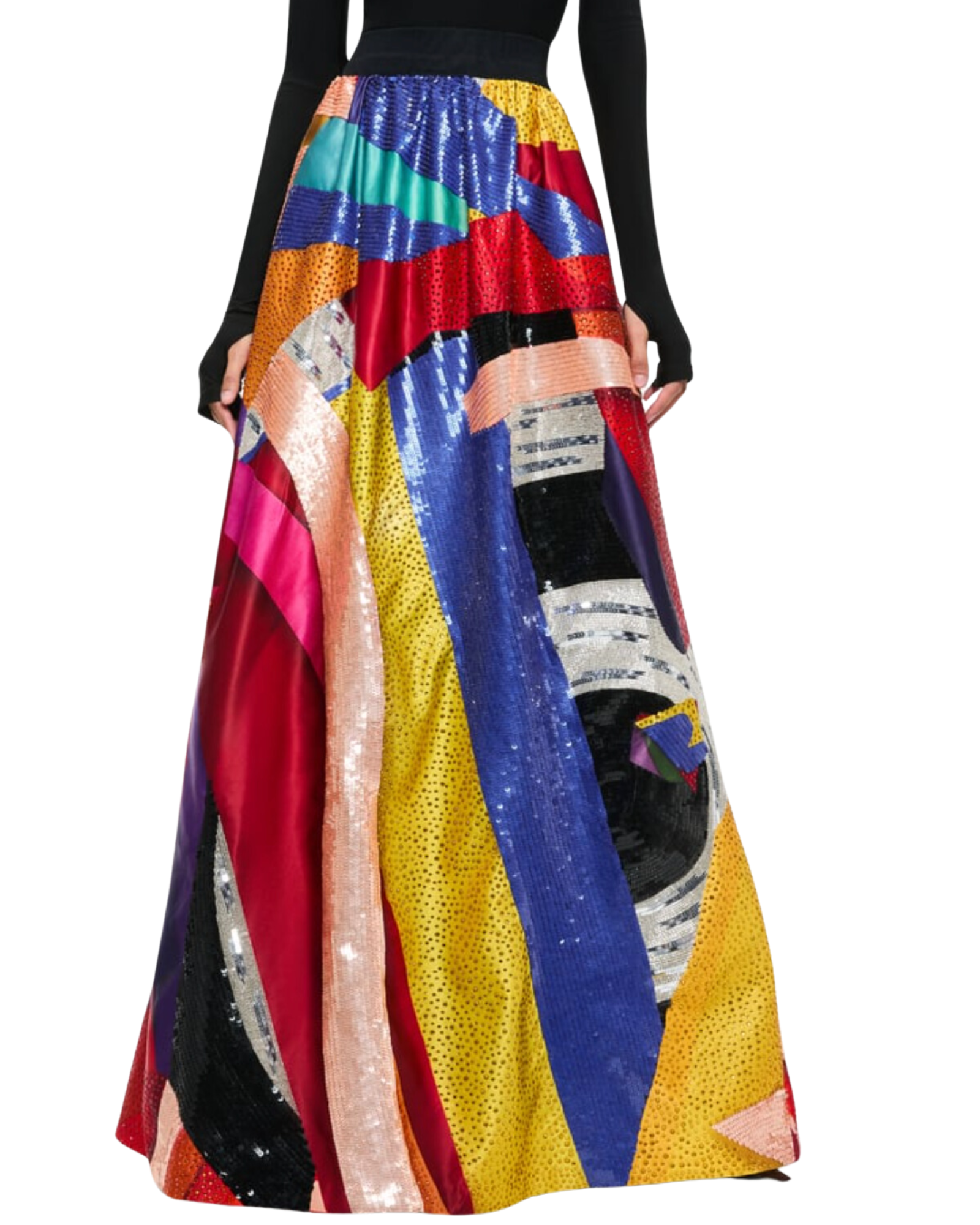 A+O X TOM WESSELMANN TINA EMBELLISHED BALLGOWN SKIRT