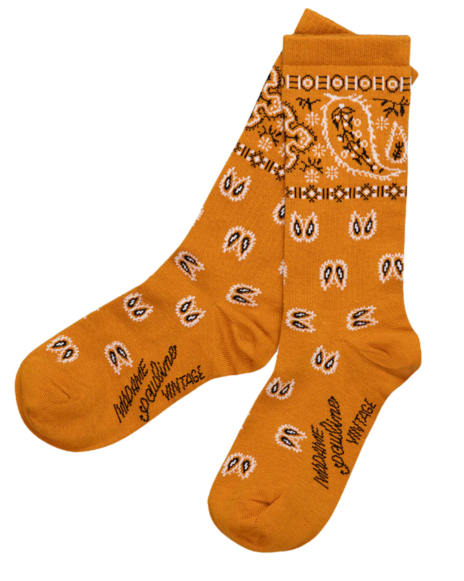 Bandana ochre socks