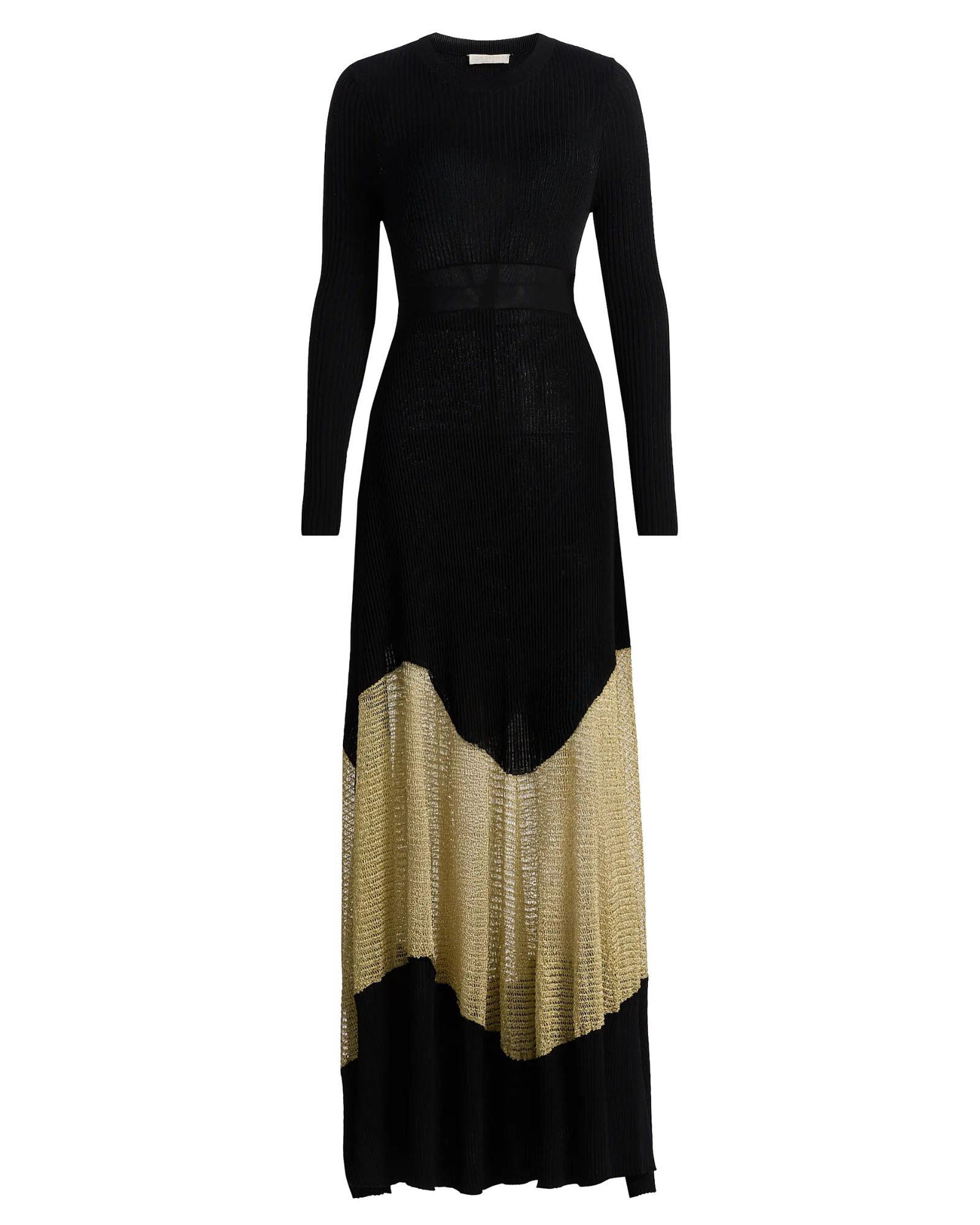 Roanne Rib-Knit Wool-Cashmere Maxi Dress