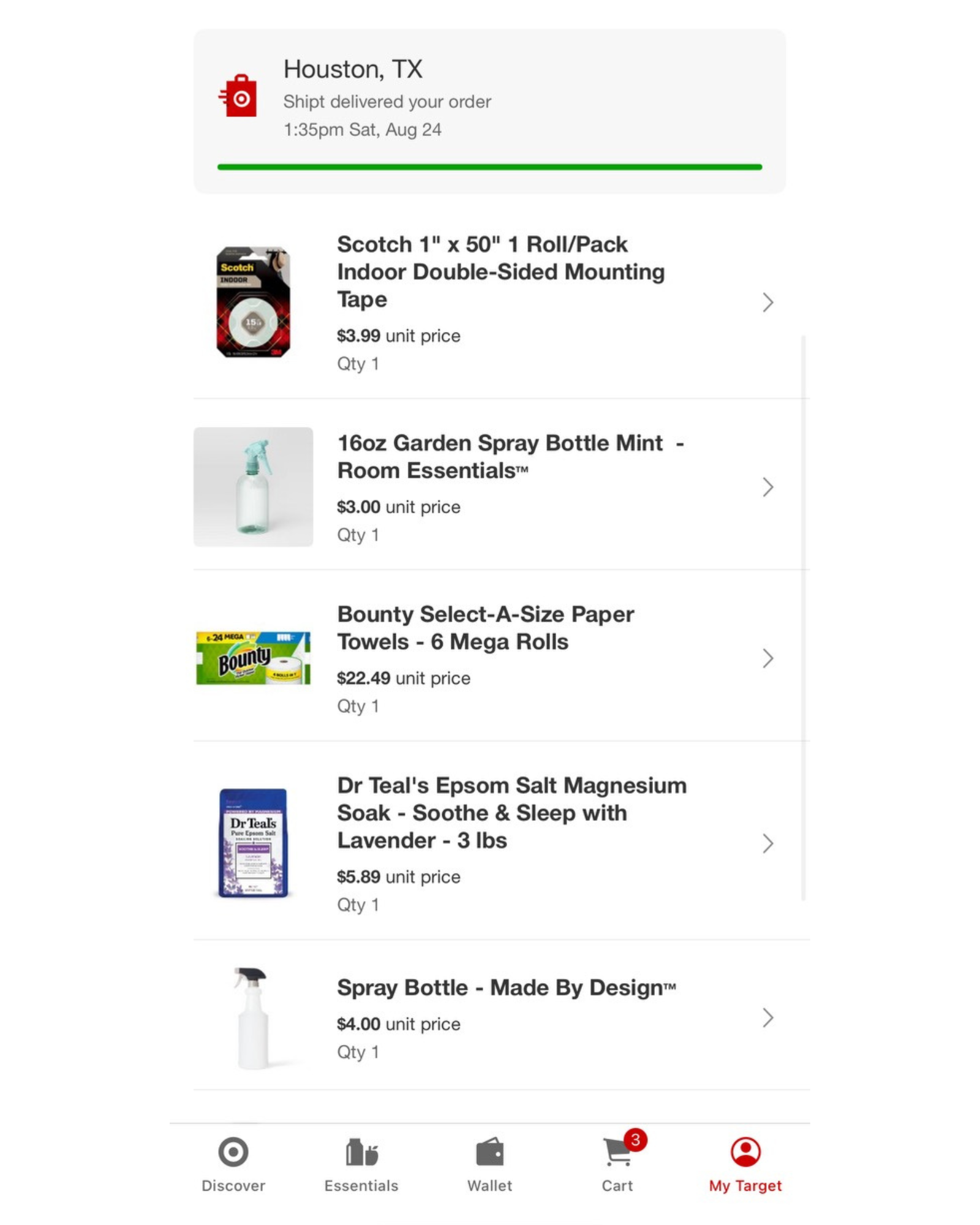 Target Delivery
