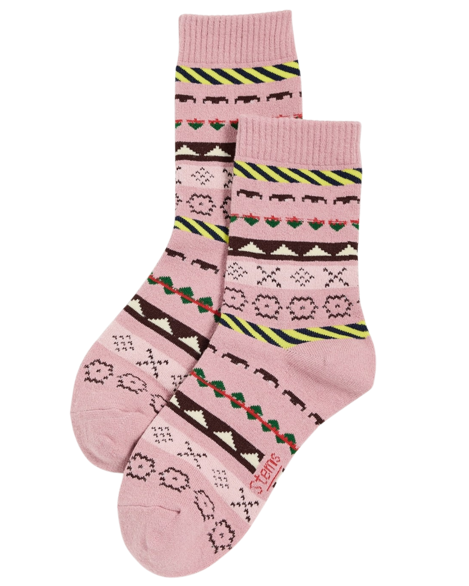 Leah Striped Winter Socks