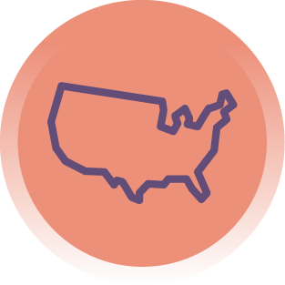 US map icon