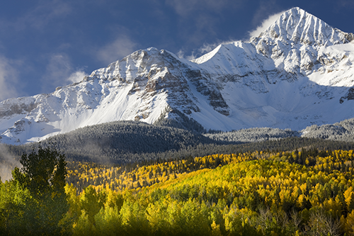 Snowy Colorado mountains