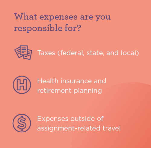 graphic with a list of things locums agencies don't cover for locum doctors