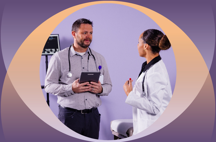 PA speaking to doctor