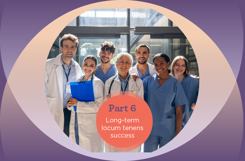 picture of a group of smiling nurse practitioners