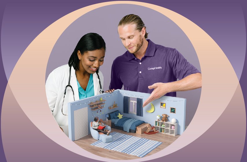 physician assistant with CompHealth recruiter