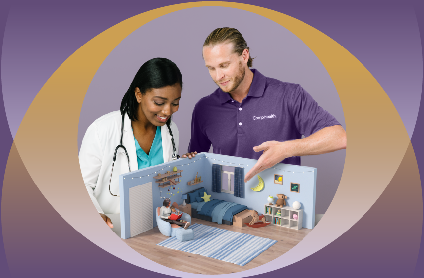 nurse practitioner with CompHealth recruiter