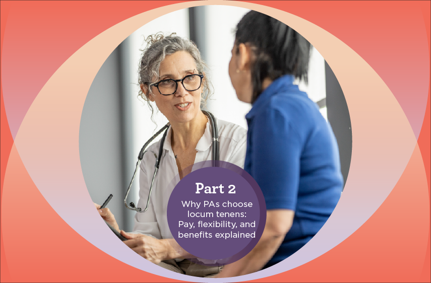picture of a female PA speaking with a patient