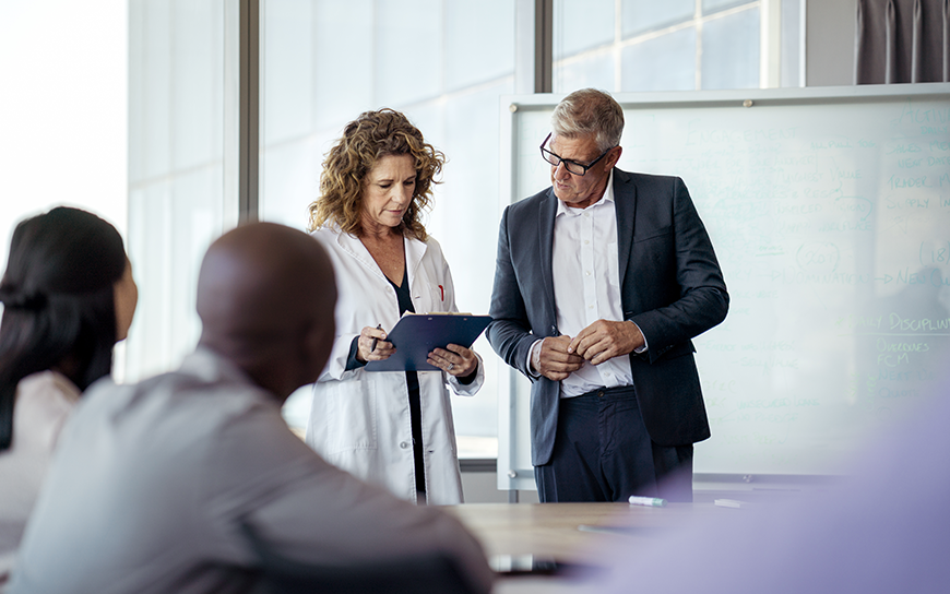 photo of hospital boardroom