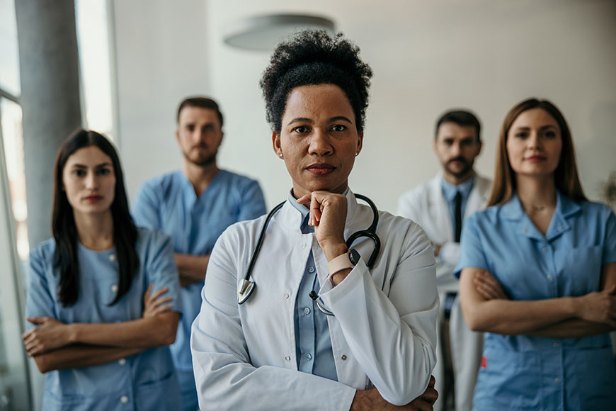 picture of five physicians