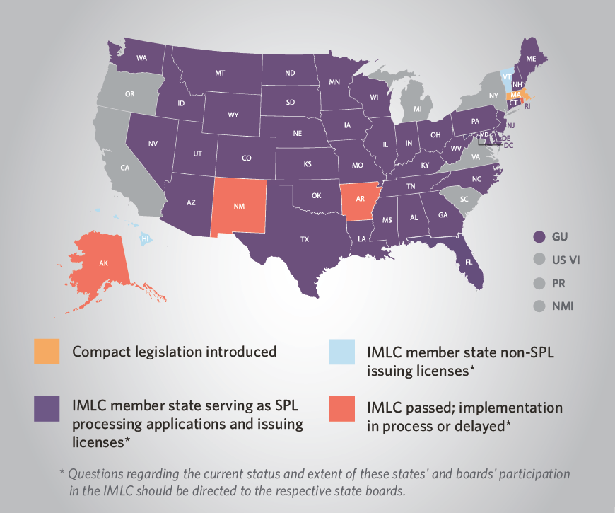 IMLC map as of July 2026