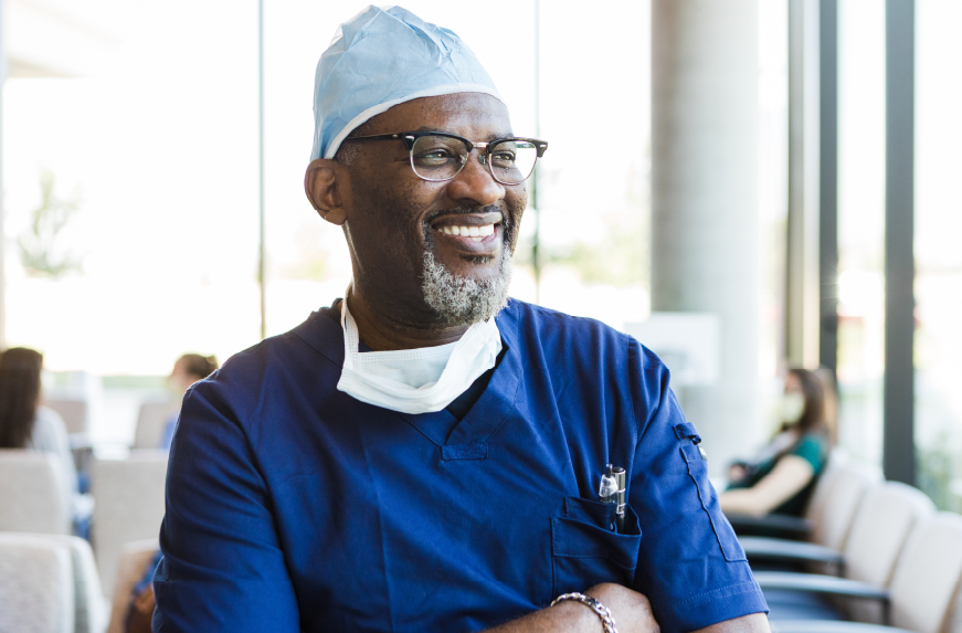 smiling locum tenens doctor