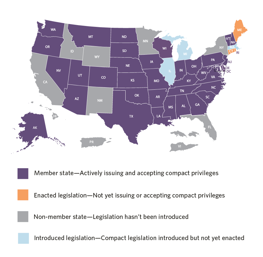 PT Compact map as of April 2026