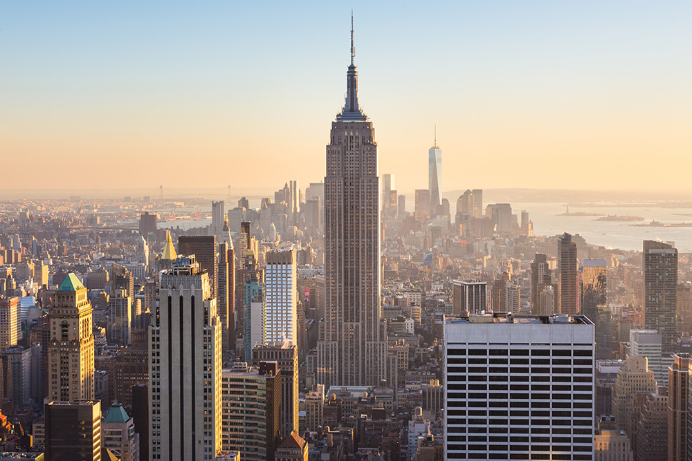 Empire State building in Manhattan, NYC