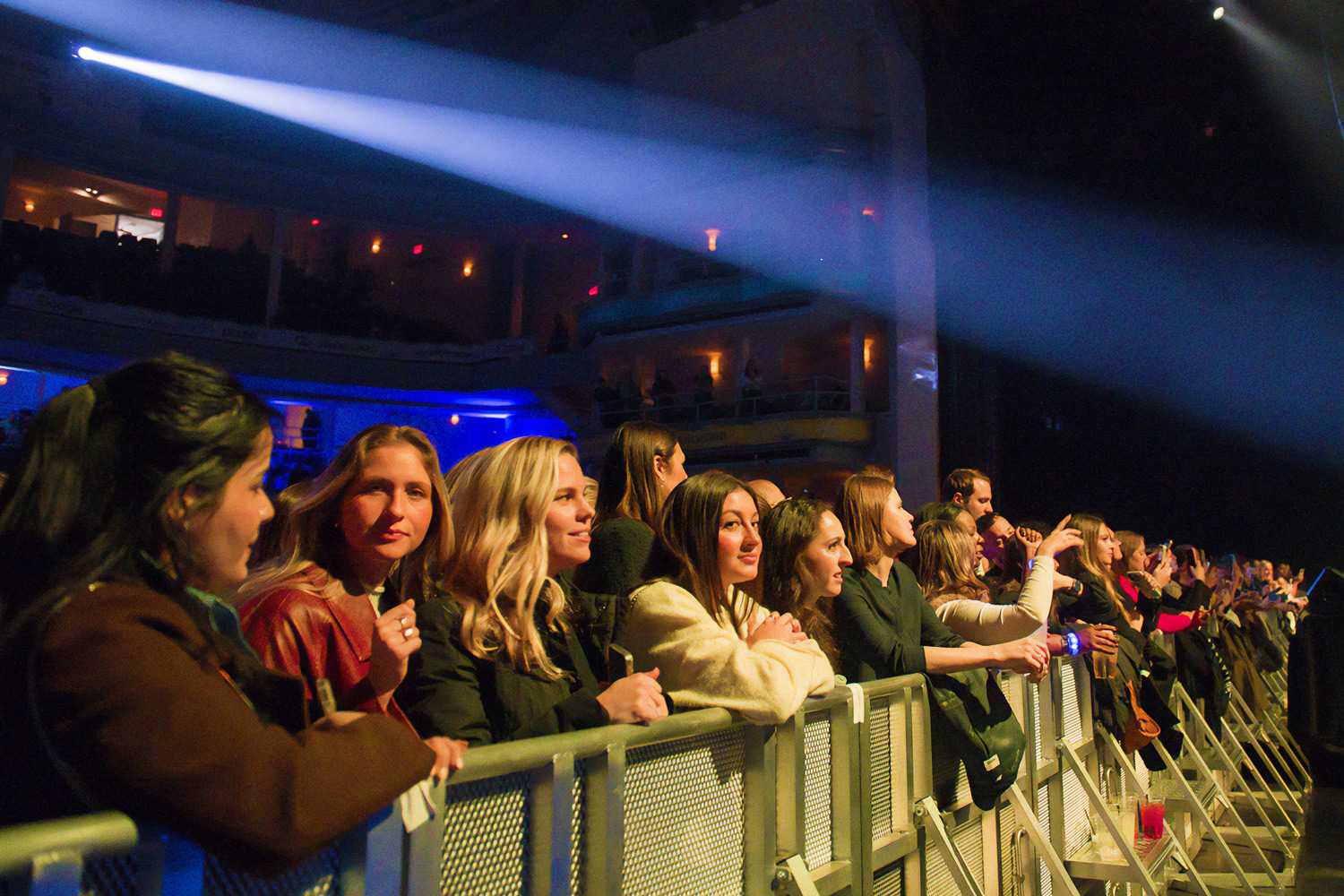 The audience watching Joe Jonas perform at Retail's Big Concert