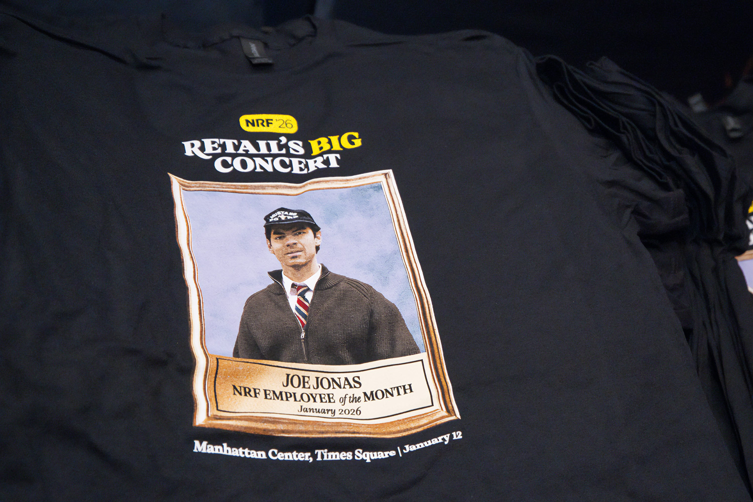 T-shirts for Joe Jonas at Retail's Big Concert