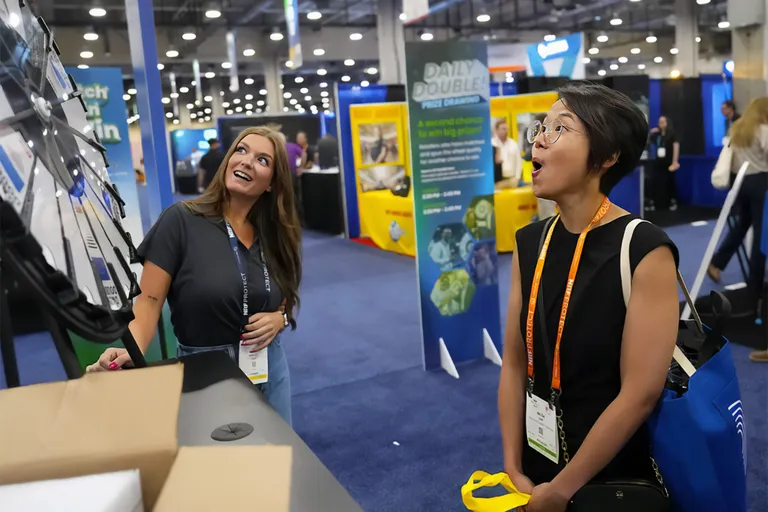 Winning at the Daily Double at the NRF PROTECT Expo