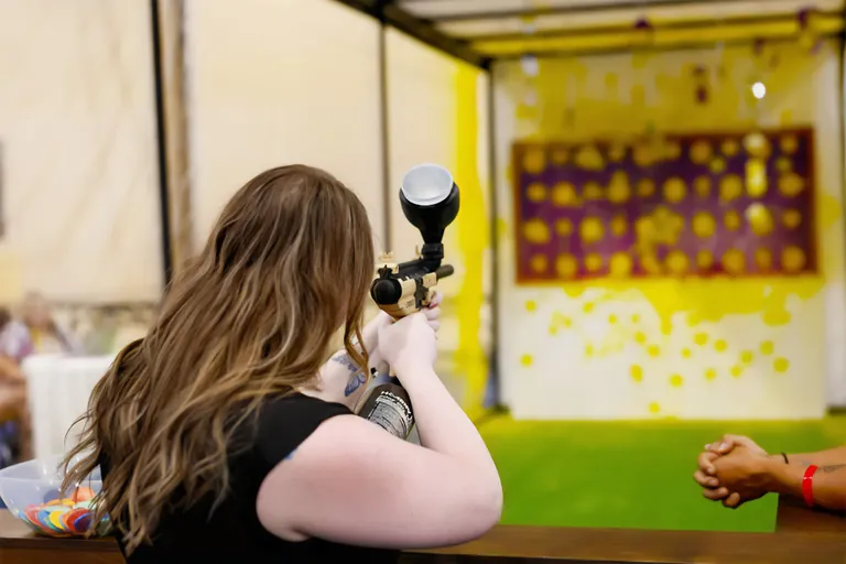 Paintball at the NRF PROTECT Expo