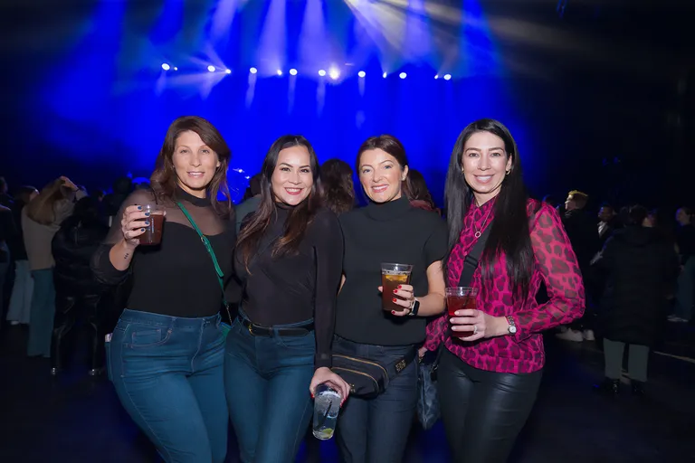 The audience watching Joe Jonas perform at Retail's Big Concert