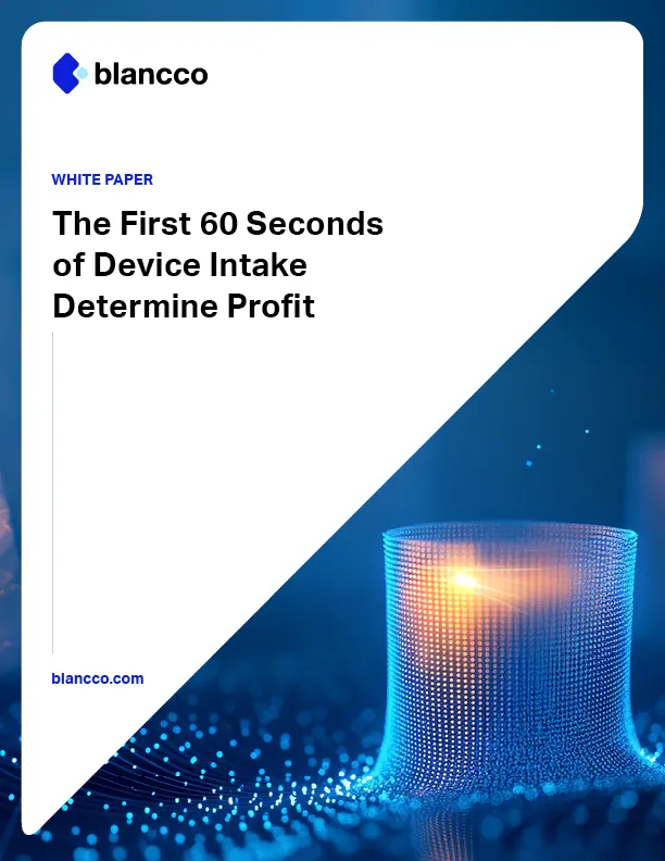 The First 60 Seconds of Device Intake Determine Profit