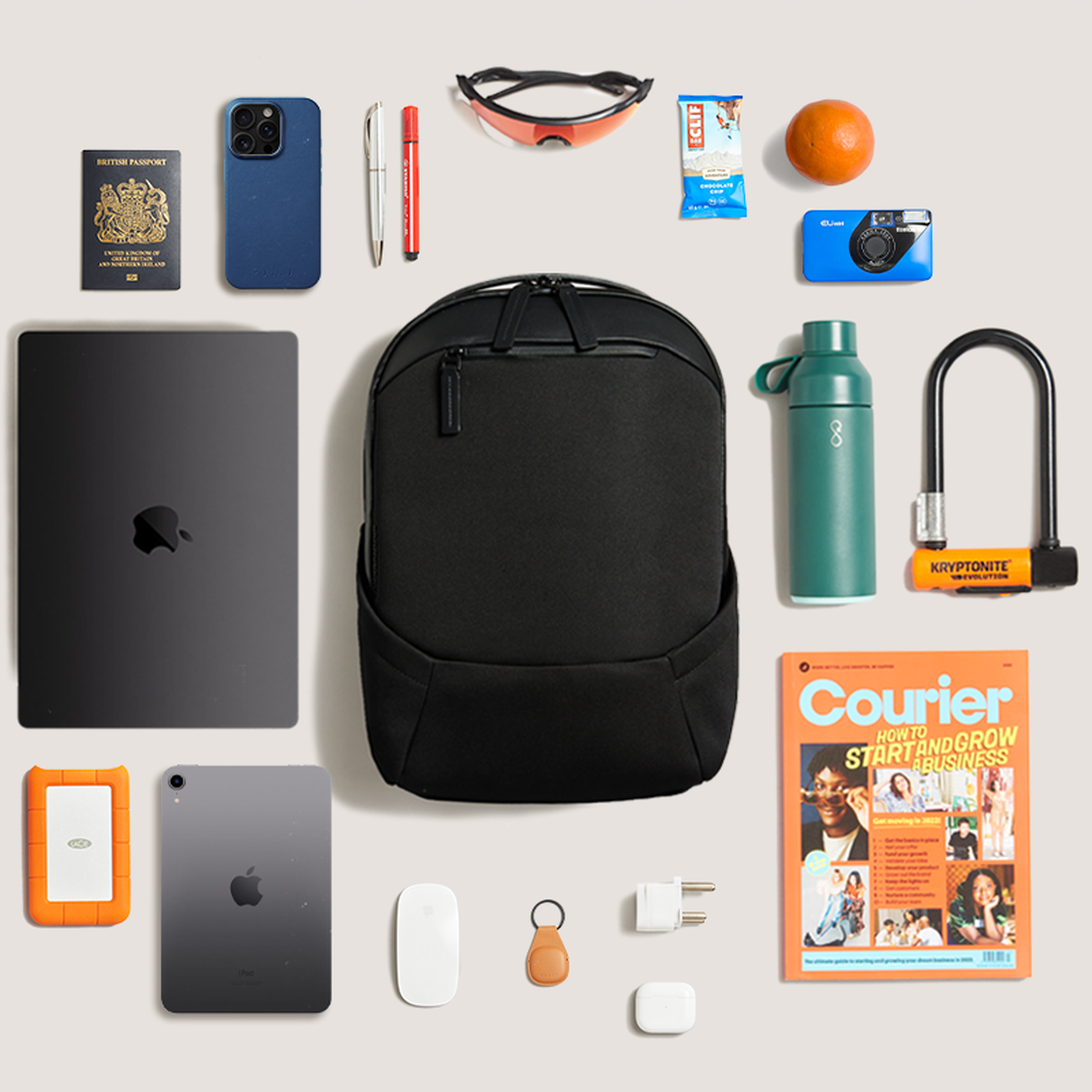 Apex Compact Backpack | Waterproof Fabric | Troubadour Goods