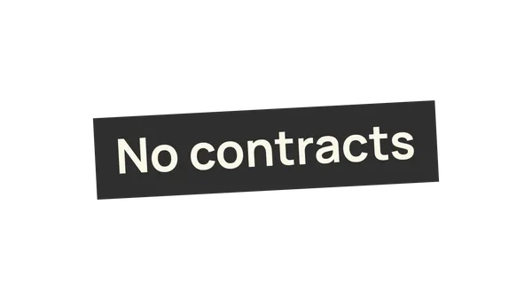 No contracts