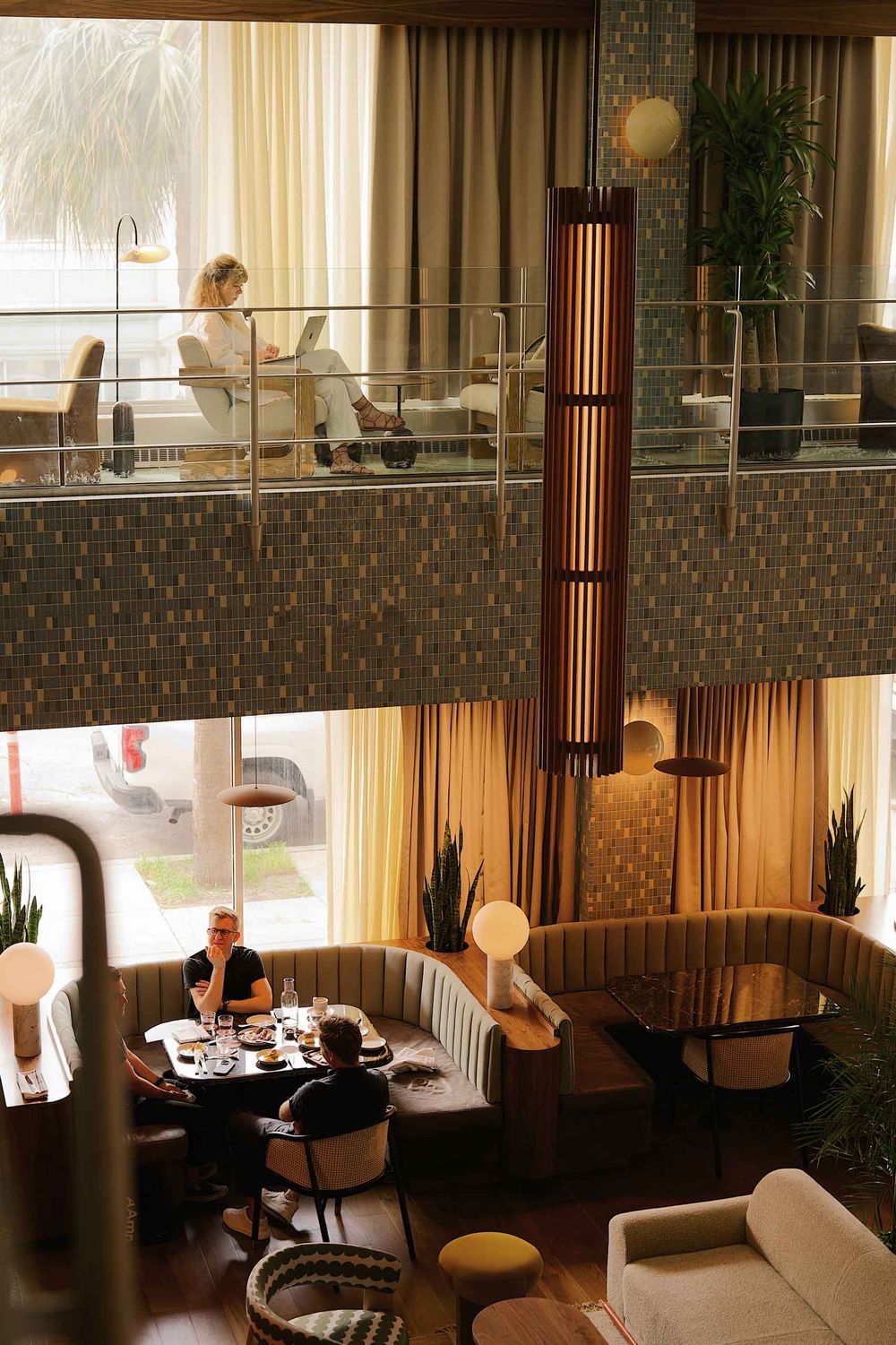 Municipal Grand Hotel, Savannah, GA. Lobby Mezzanine work space Municipal Grand `savannah GA