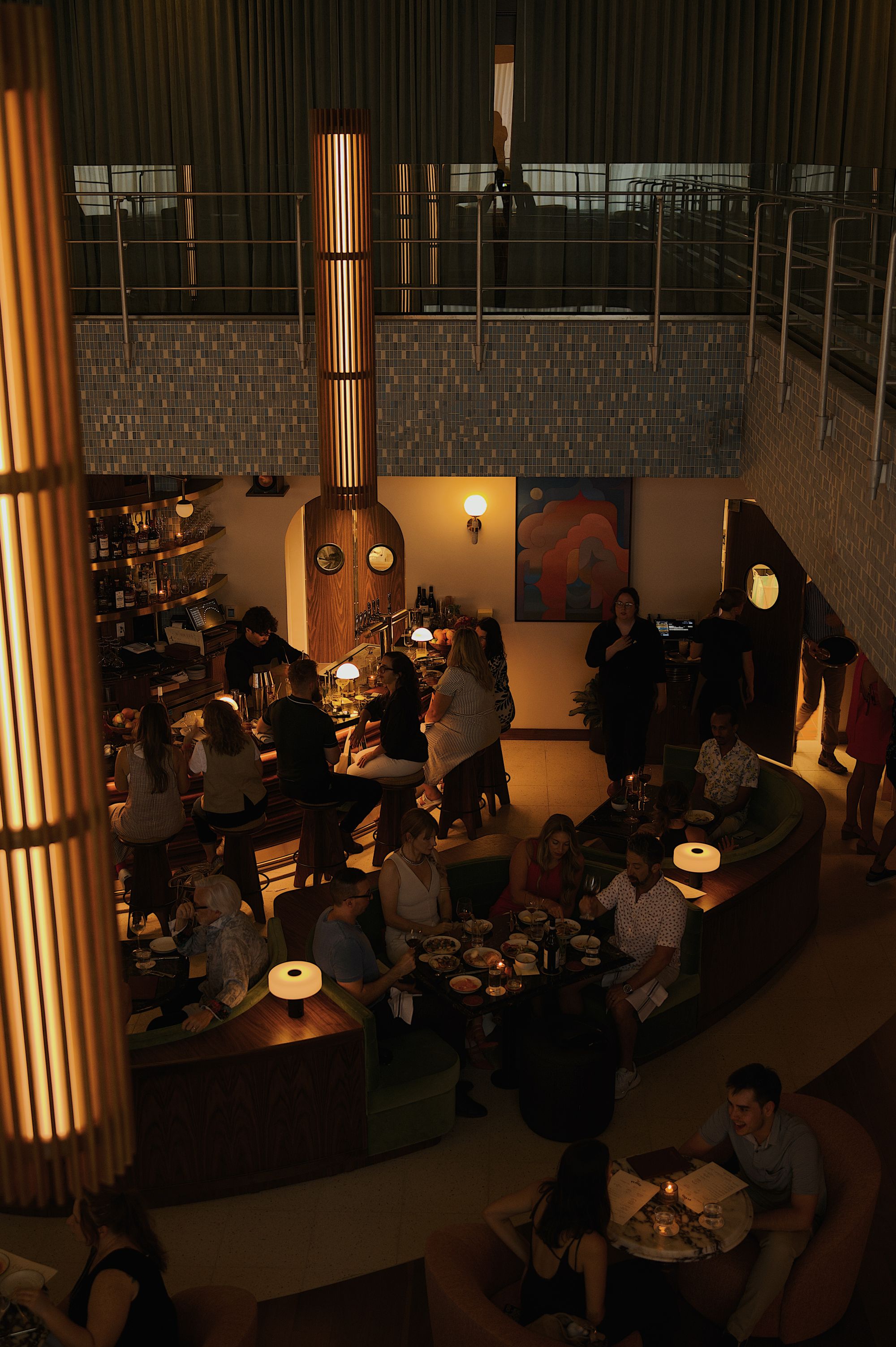 Municipal Grand Hotel, Savannah, GA. The municipal Grand Lobby Bar and Restaurant