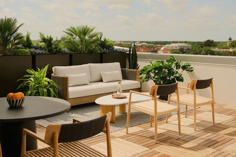 Municipal Grand Hotel, Savannah, GA. Enjoy a coffee on your private patio at The Municipal Grand
