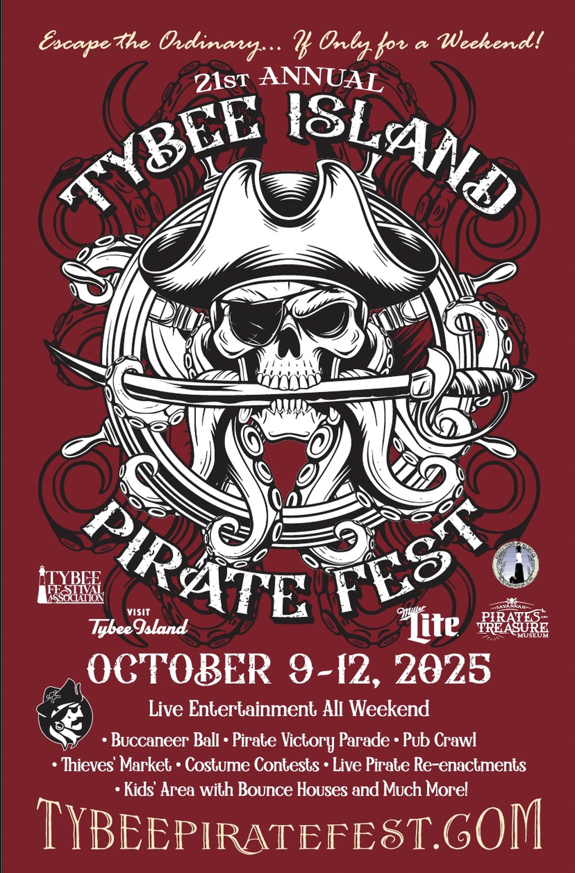 Municipal Grand Hotel, Savannah, GA. The Pirate Festival Tybee 2025