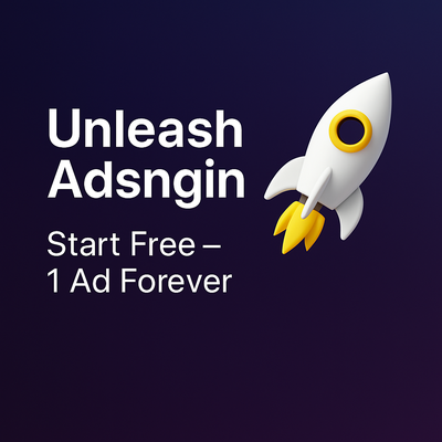 Adsngin Rocket - Get started for free
