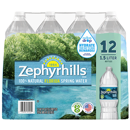 1.5 L Bottled Water | Zephyrhills® Florida Spring Water