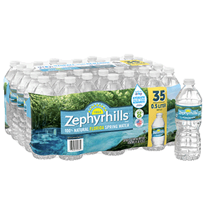 500 mL Bottled Water | Zephyrhills® Florida Spring Water