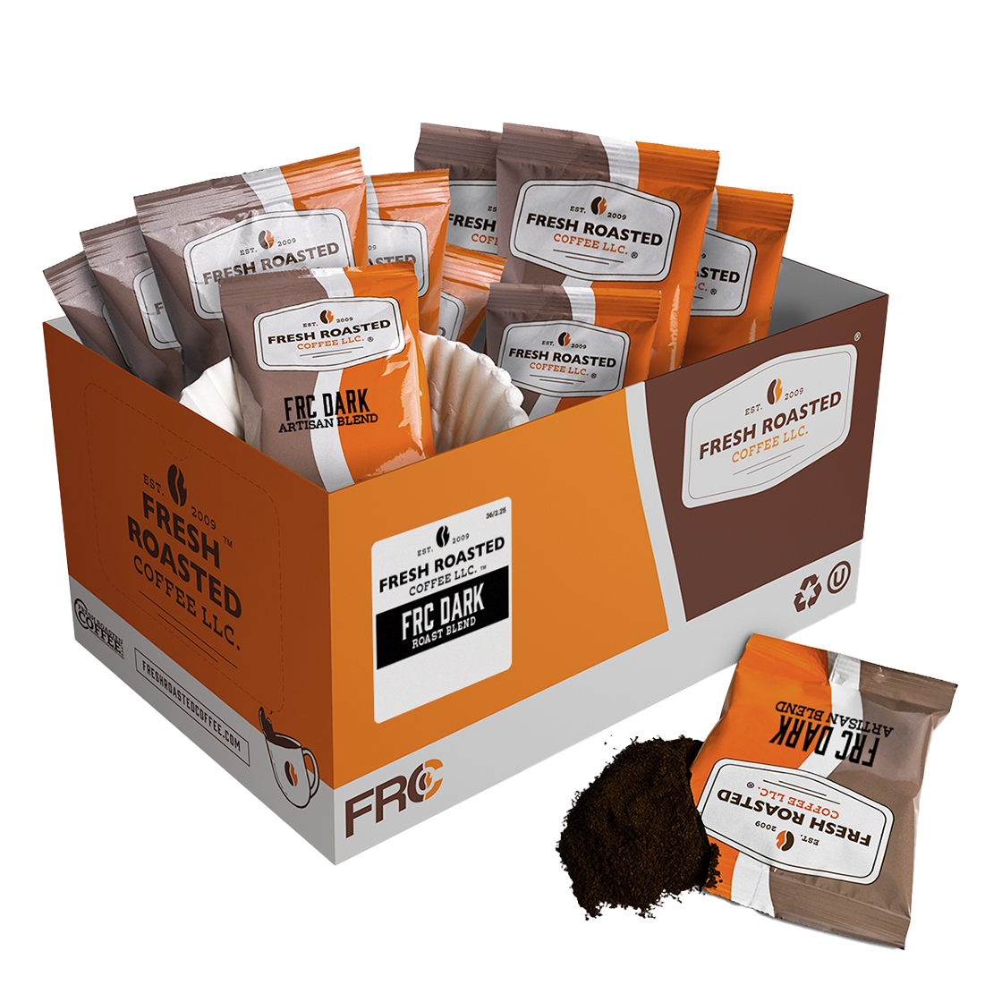 Fresh Roasted Coffee LLC. FRC Dark Roast Coffee