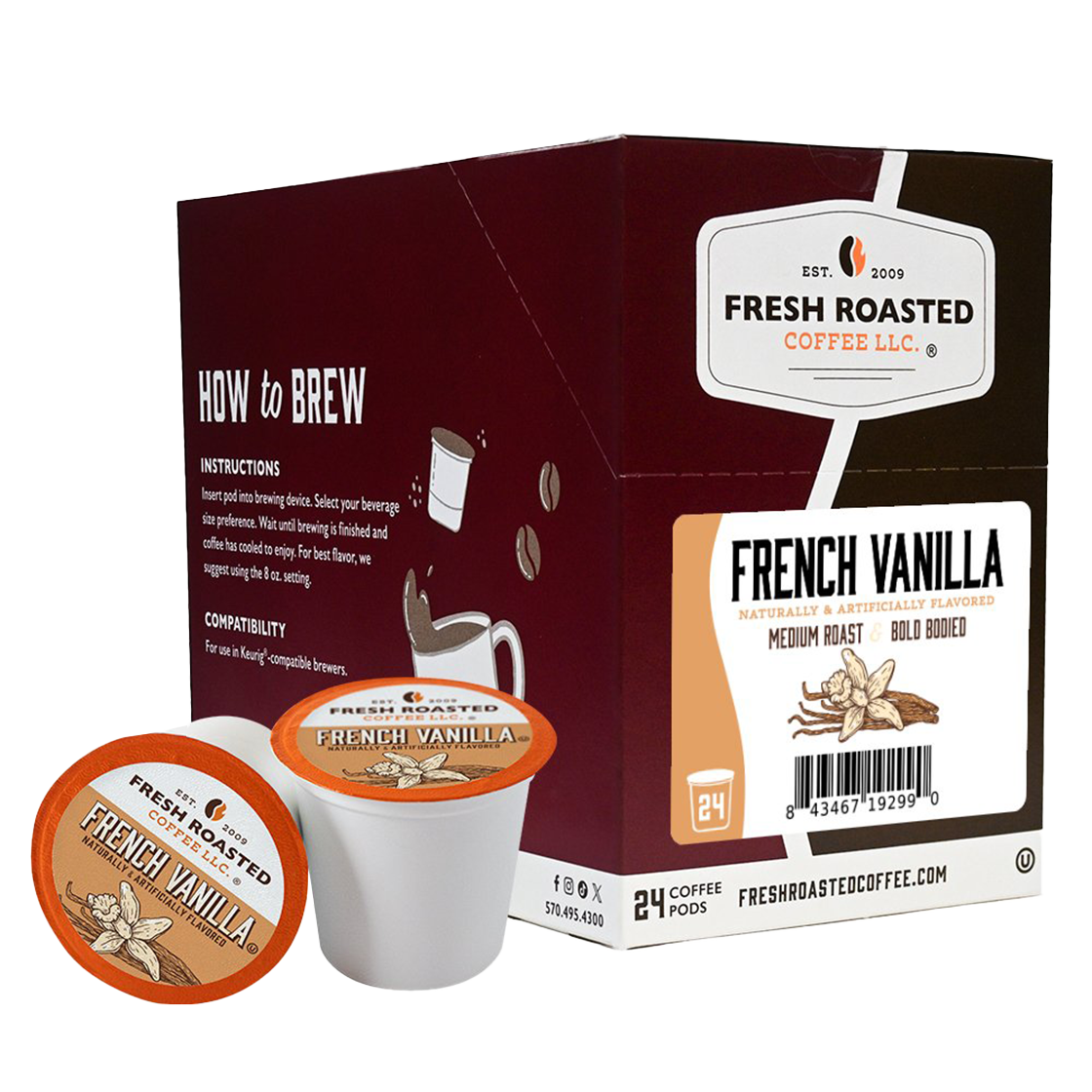 Fresh Roasted Coffee LLC. French Vanilla Coffee
