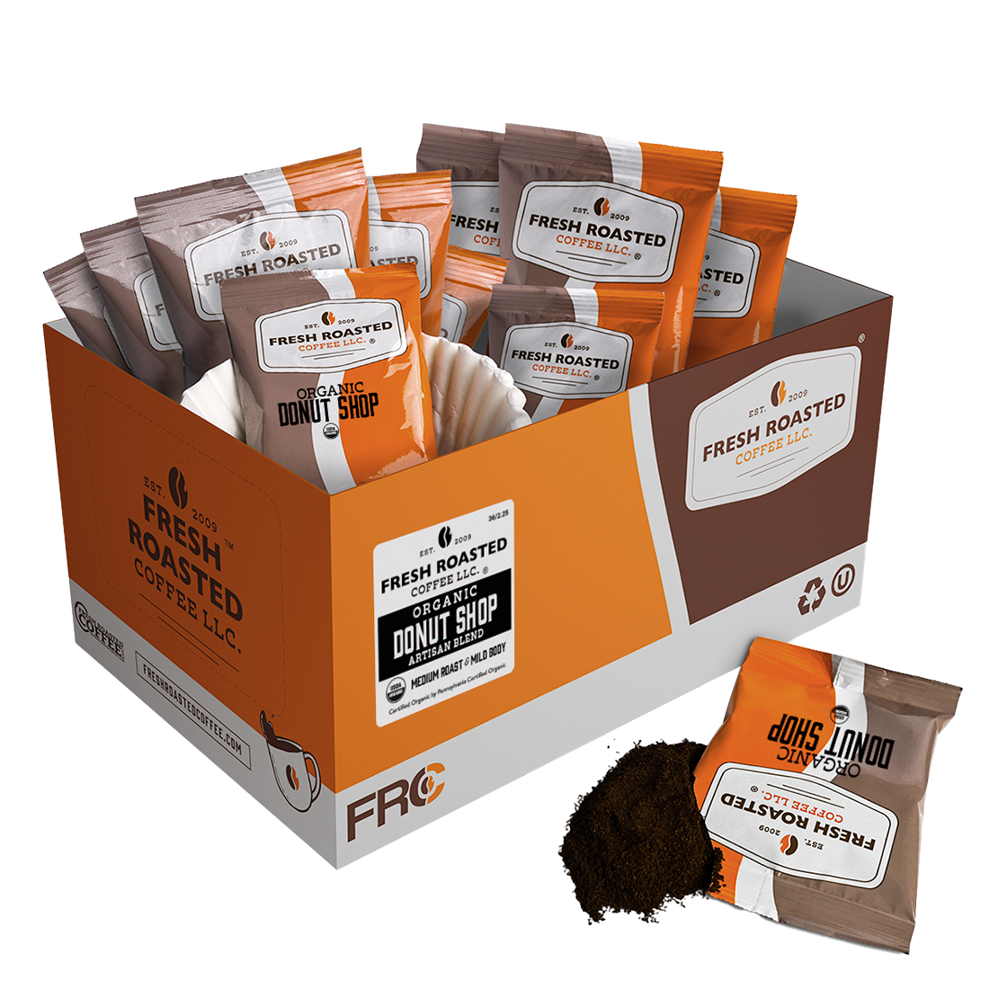 Fresh Roasted Coffee LLC. Donut Shop Coffee