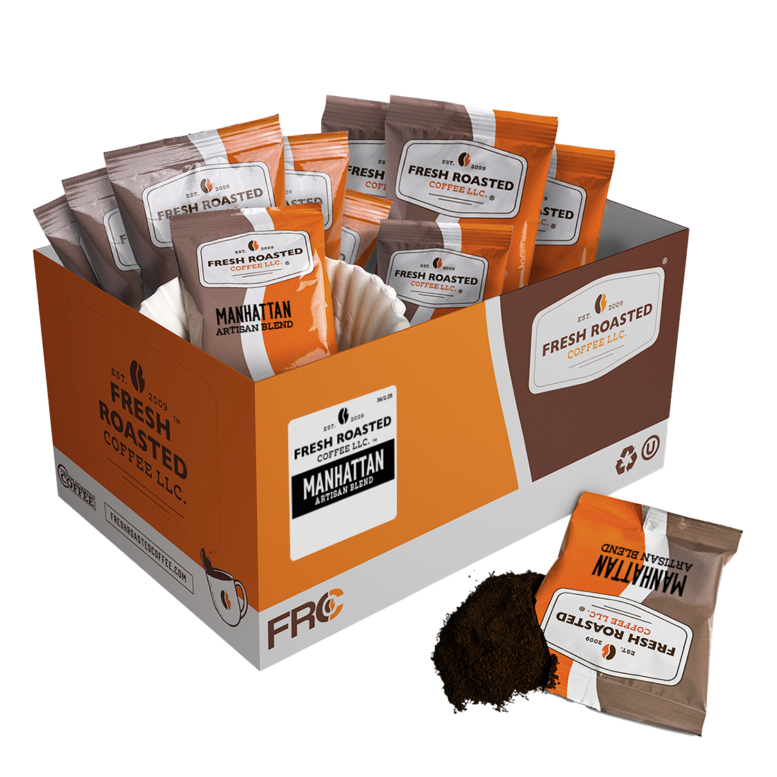 Fresh Roasted Coffee LLC. Manhattan Blend Coffee