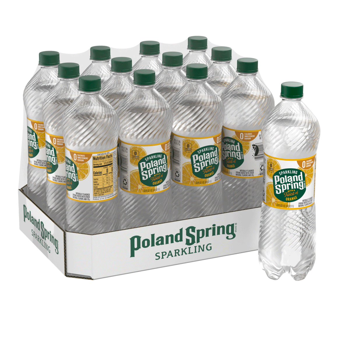 Poland Spring® Orange Sparkling Water