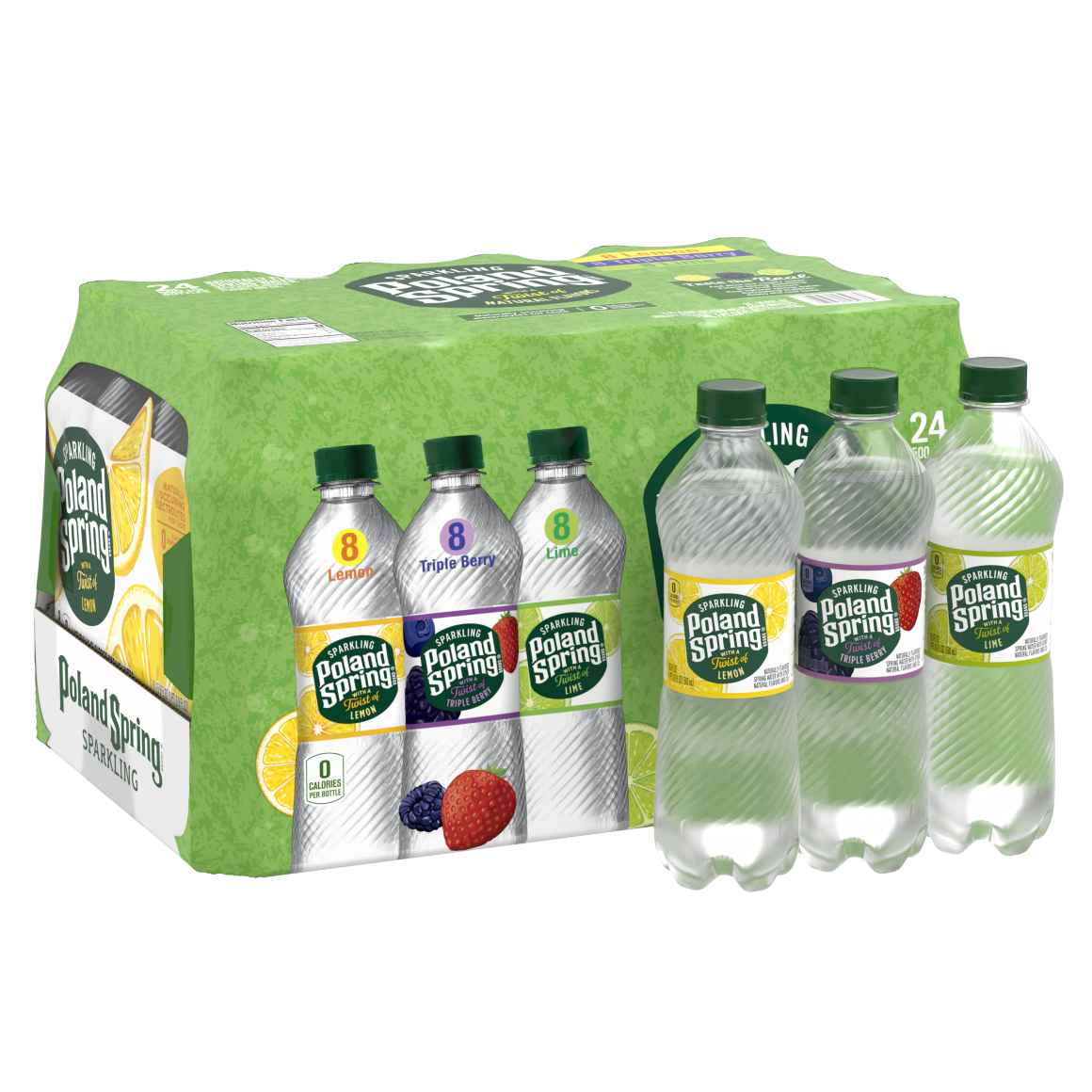 Poland Spring® Rainbow Flavored Sparkling Water Variety Pack