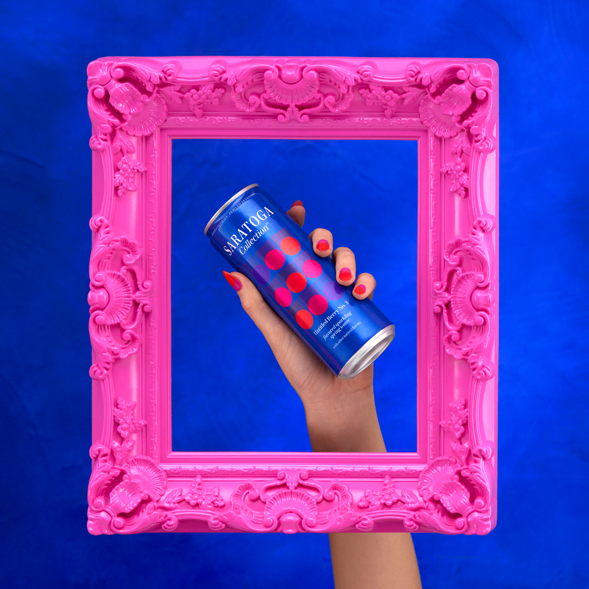 Saratoga Collection™ Untitled Berry No. 3 Flavored Sparkling Spring Water 4-6 Packs of 12 fl oz Cans