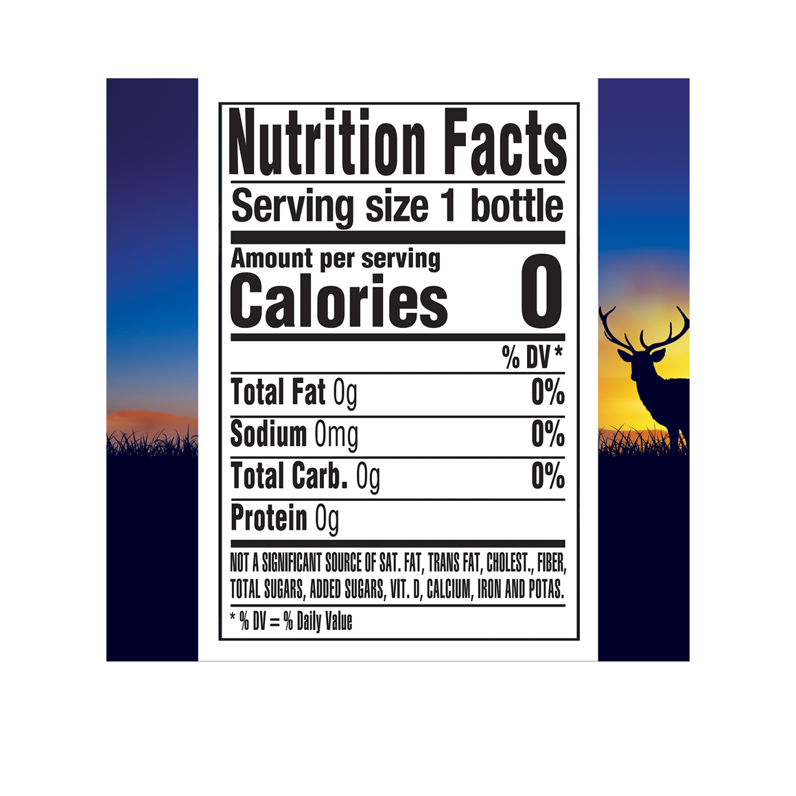 Deer Park® Spring Water .5 Pint (8 oz.) - Bottle - Case of 48