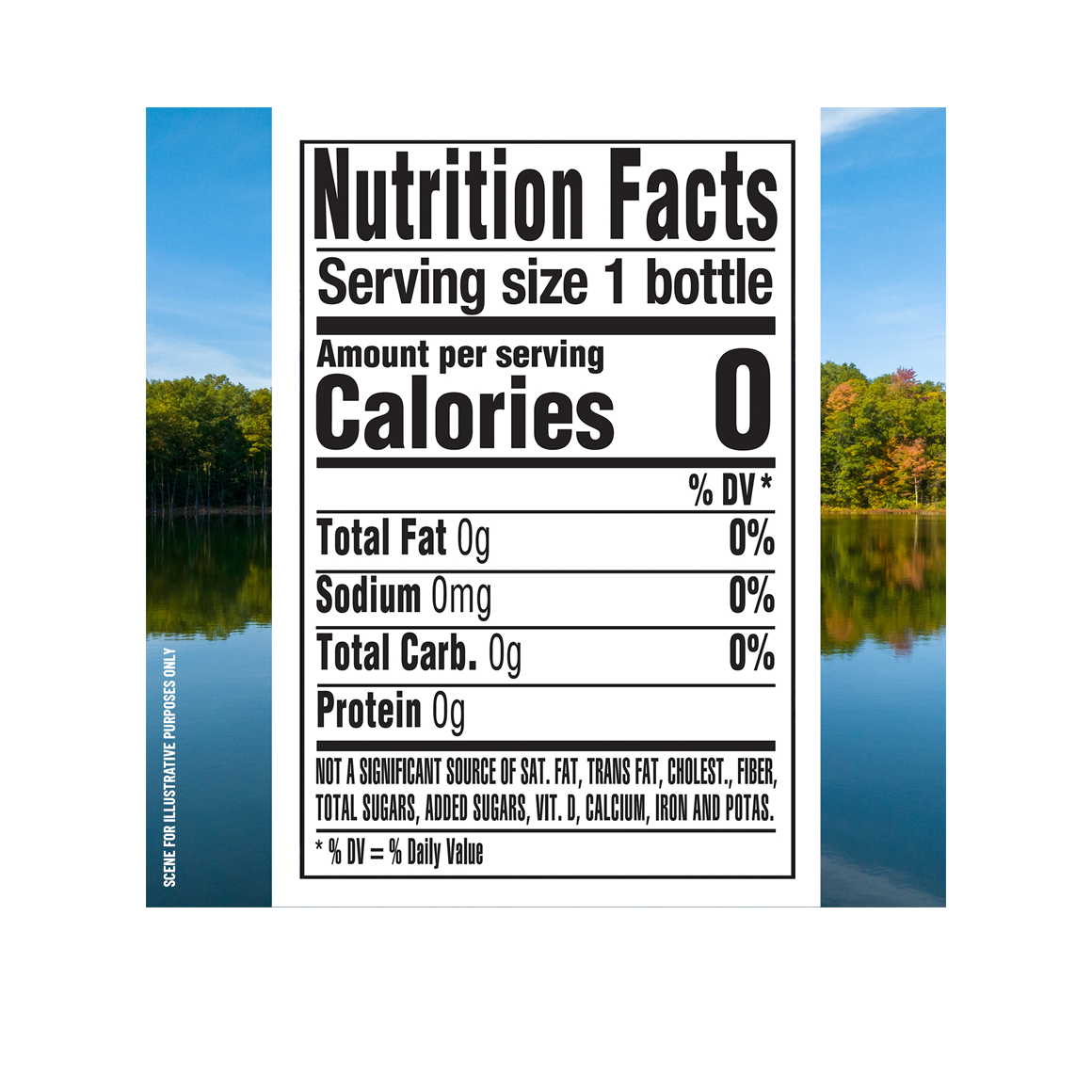 Ice Mountain® Spring Water .5 Pint (8 oz.) - Bottle - Case of 12
