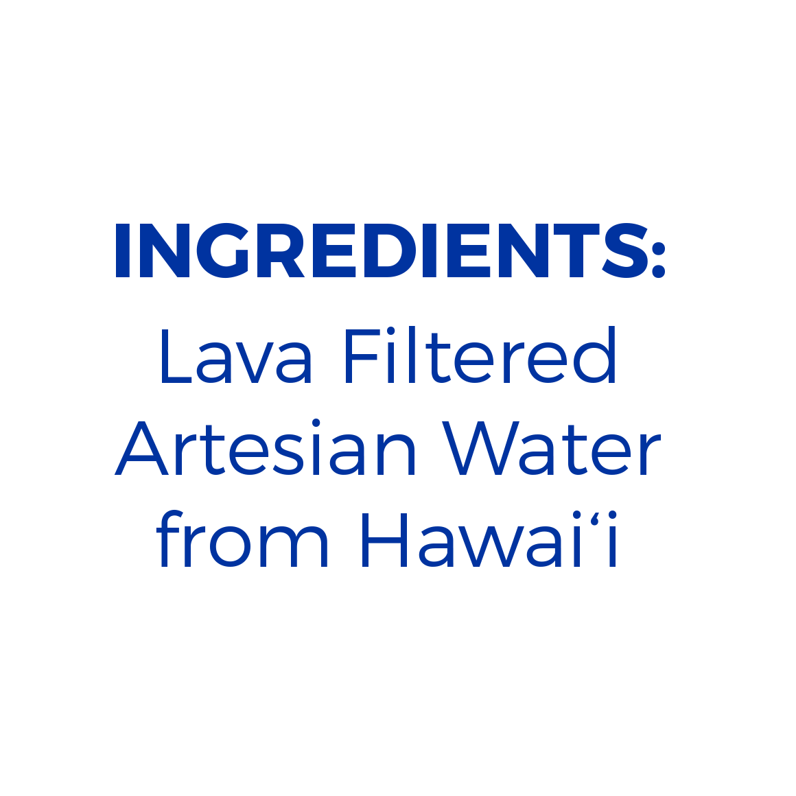 Hawaii Volcanic™ Naturally Alkaline Water 1L Plastic Bottle (12 Pack)