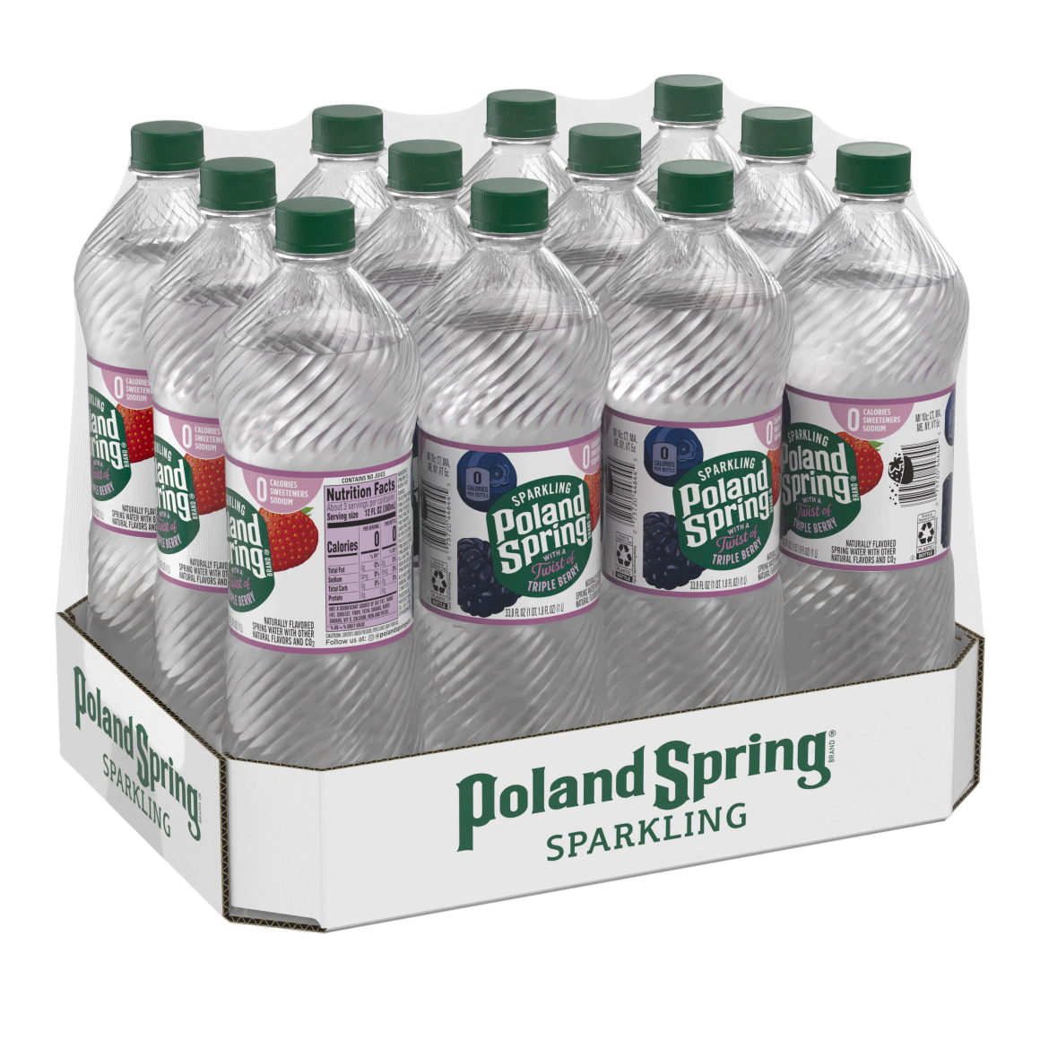 Poland Spring® Triple Berry Sparkling Water