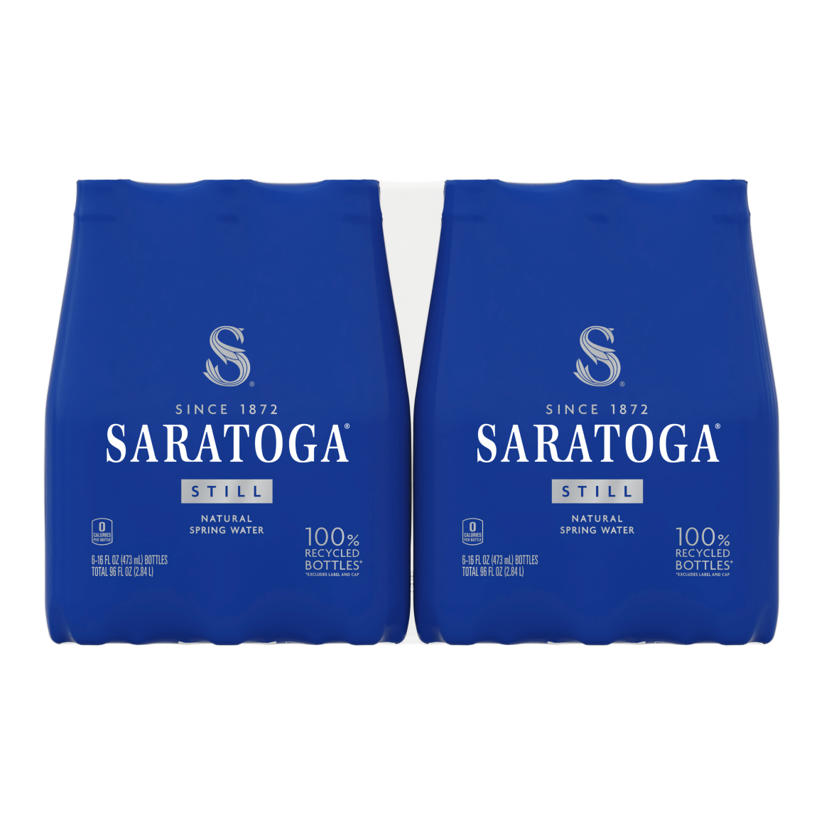 Saratoga® Natural Spring Water 16 Fl Oz Plastic Bottle (24 Pack)