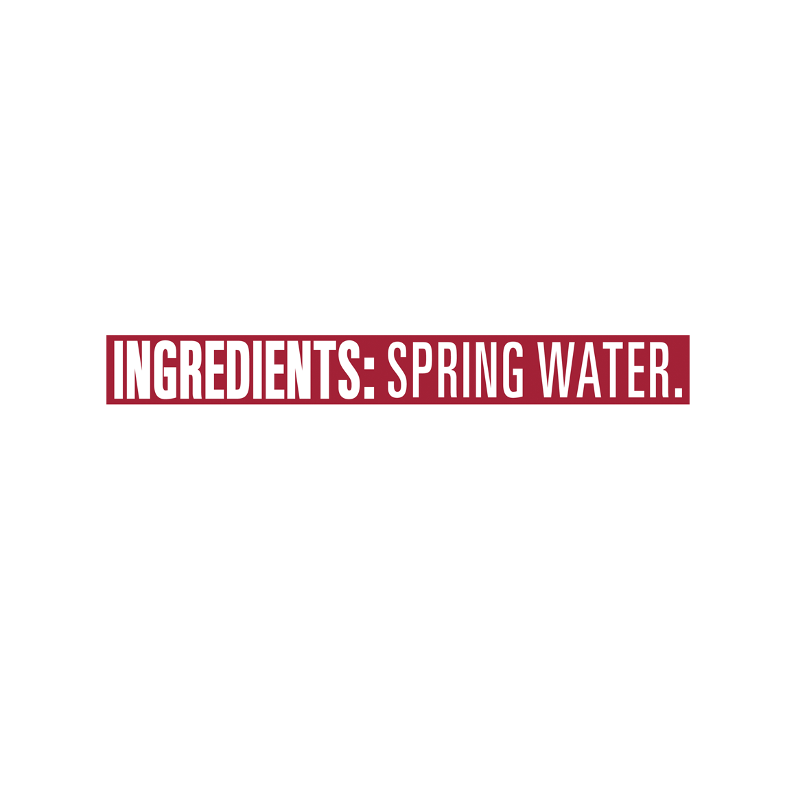 Ozarka® Natural Spring Water .5 Pint (8 oz.) - Bottle - Case of 12