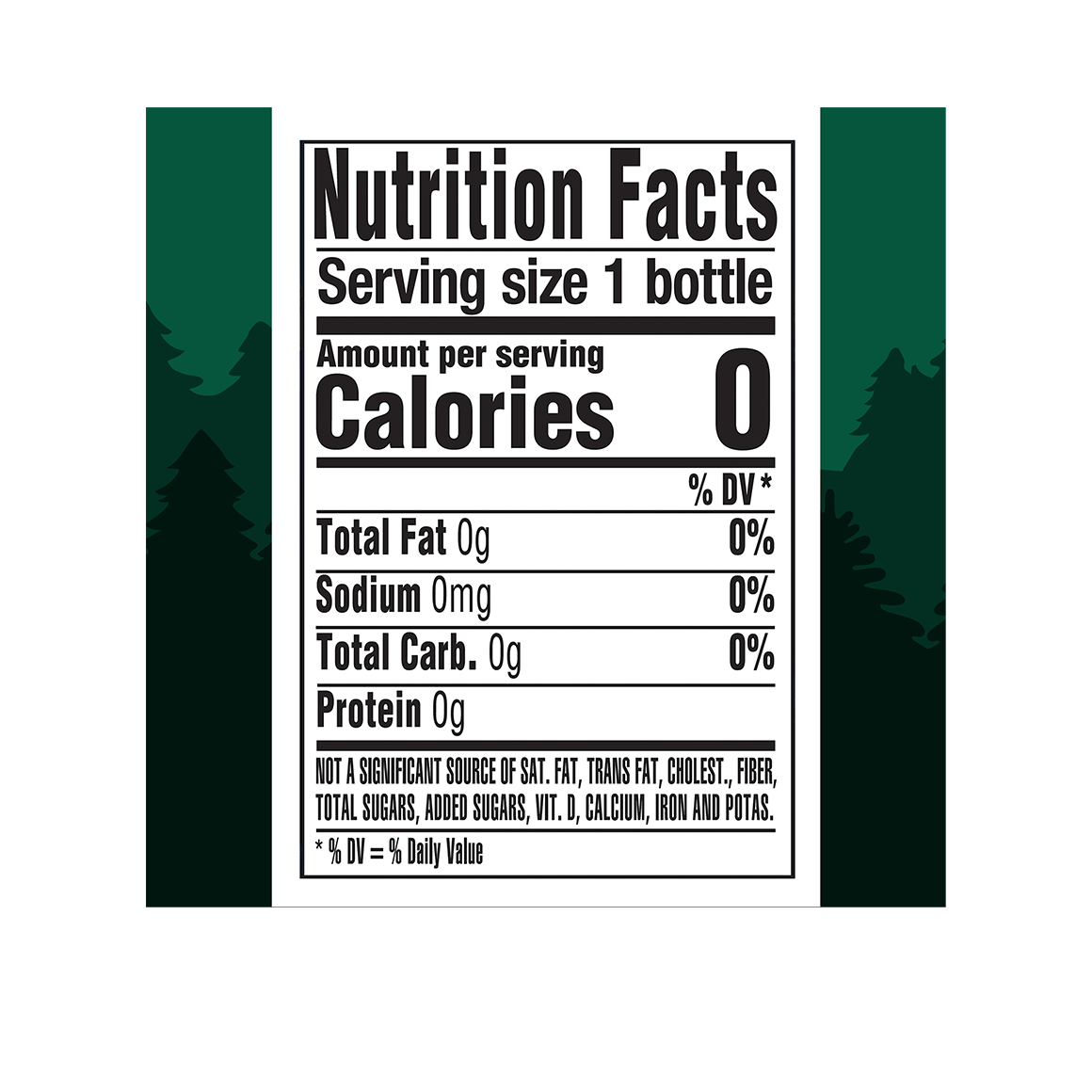 Poland Spring® 100% Natural Spring Water, .5 Liter (16.9 oz.) - Bottle - Case of 24